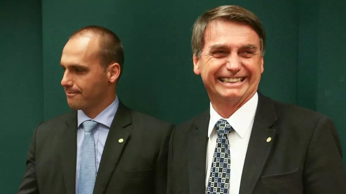 Eduardo diz que será candidato até contra Tarcísio e sem apoio de Bolsonaro