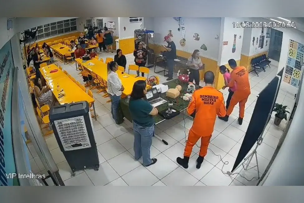 Após palestra sobre primeiros socorros, servidora sofre engasgo e é salva por bombeiros em Acreúna