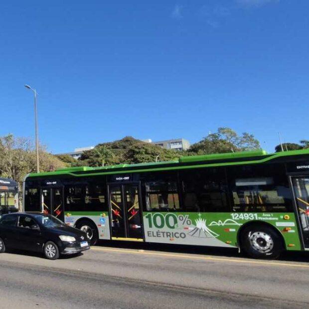 DF coloca 18 ônibus elétricos em operação nesta quarta-feira