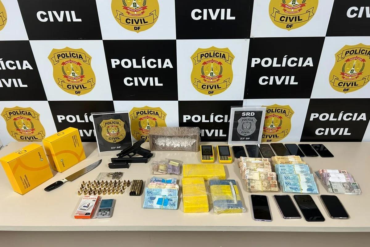 Distribuidora do tráfico vira alvo da polícia civil em Ceilândia 