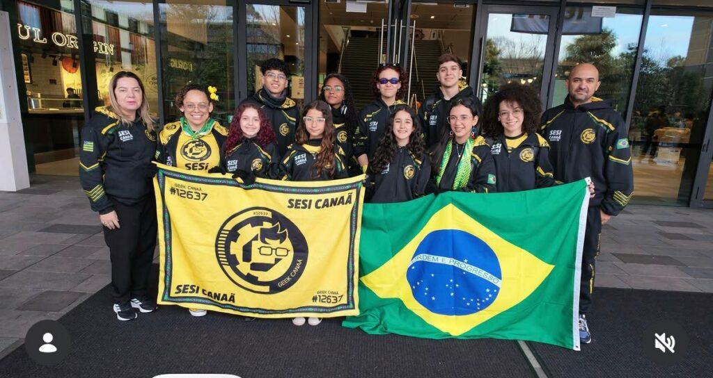 Equipe do Sesi Goiás vence torneio internacional de robótica na Austrália