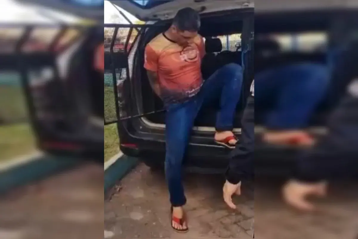 Homicida reage à prisão e é contido com golpe de jiu-jítsu após roubo.