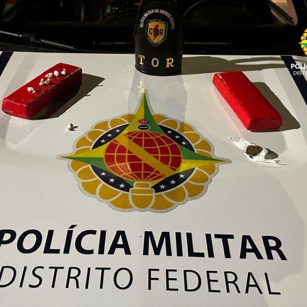 Operações da PMDF prendem quatro suspeitos por tráfico de drogas em Samambaia e Santa Maria