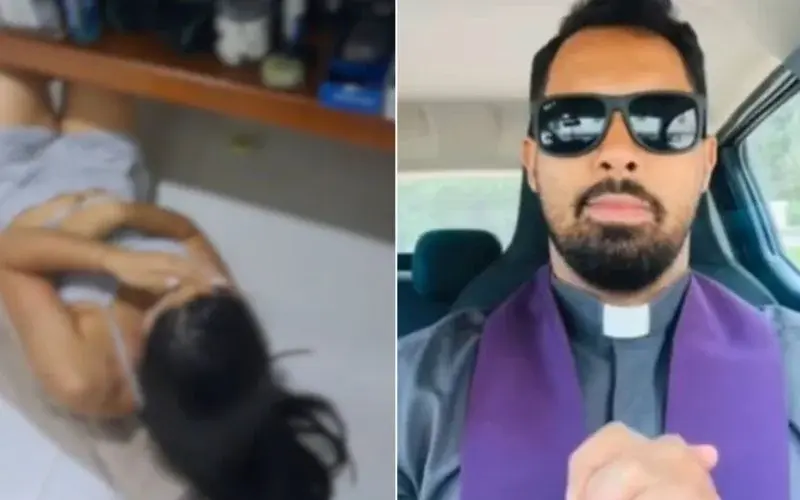 Padre flagrado com noiva de fiel dentro de casa paroquial processa Globo, SBT e Record