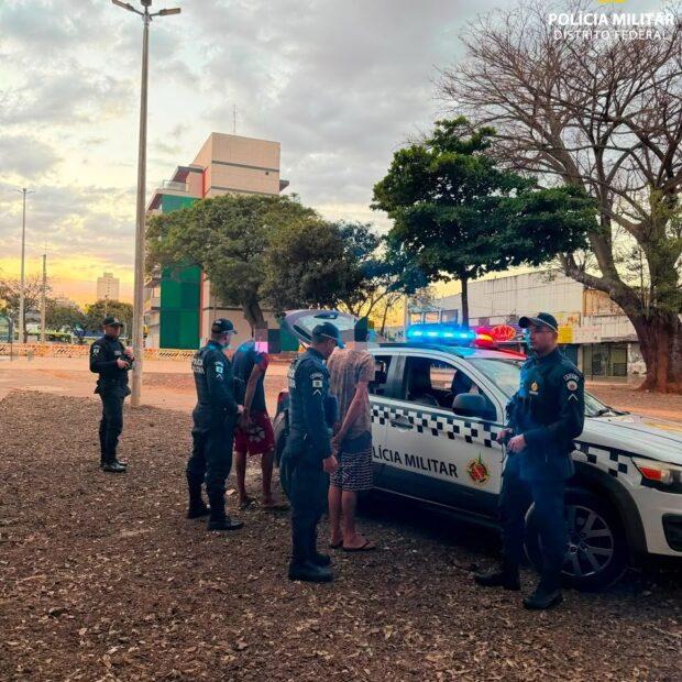 PM prende dois foragidos da Justiça durante patrulhamento na Ceilândia