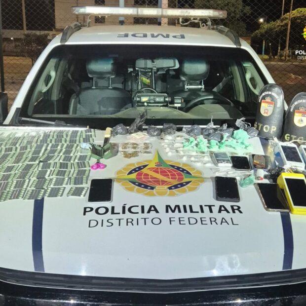 PM prende suspeito de tráfico e apreende mais de 700 comprimidos de Rohypnol no Recanto das Emas