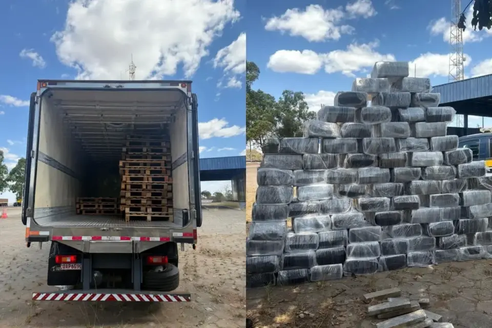 Polícia de Goiás apreende caminhão com 02 toneladas de maconha que seria entregue para traficantes do DF 