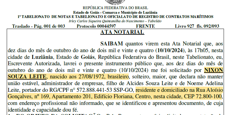 Habitat Social foi criada e presidida por Nixon Leite em 2014.