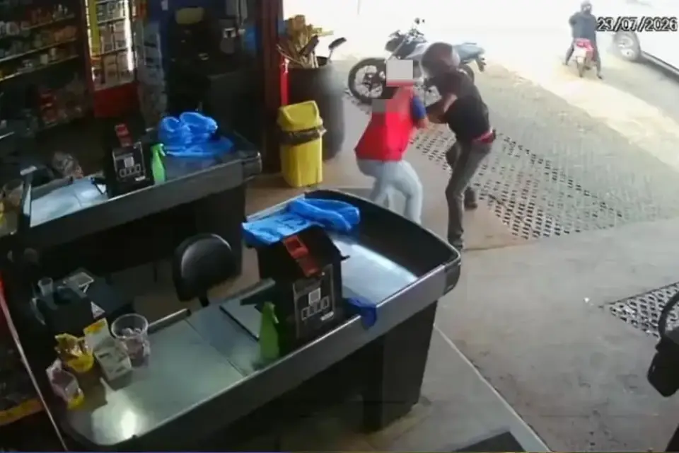 Assalto no super mercado