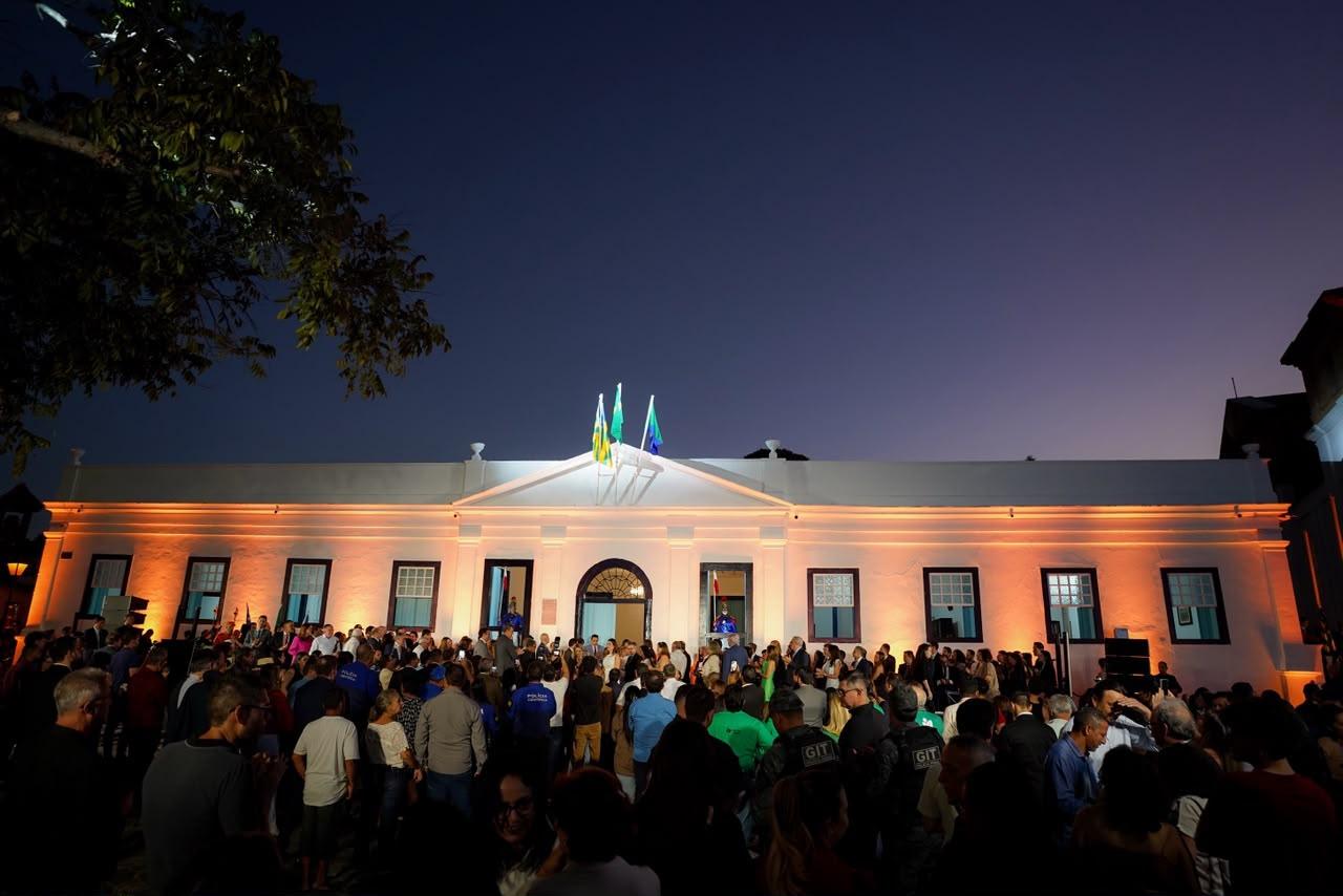 Cidade de Goiás sedia simbolicamente os Poderes Executivo, Legislativo e Judiciário durante cerimônia que marca os 299 anos do município
