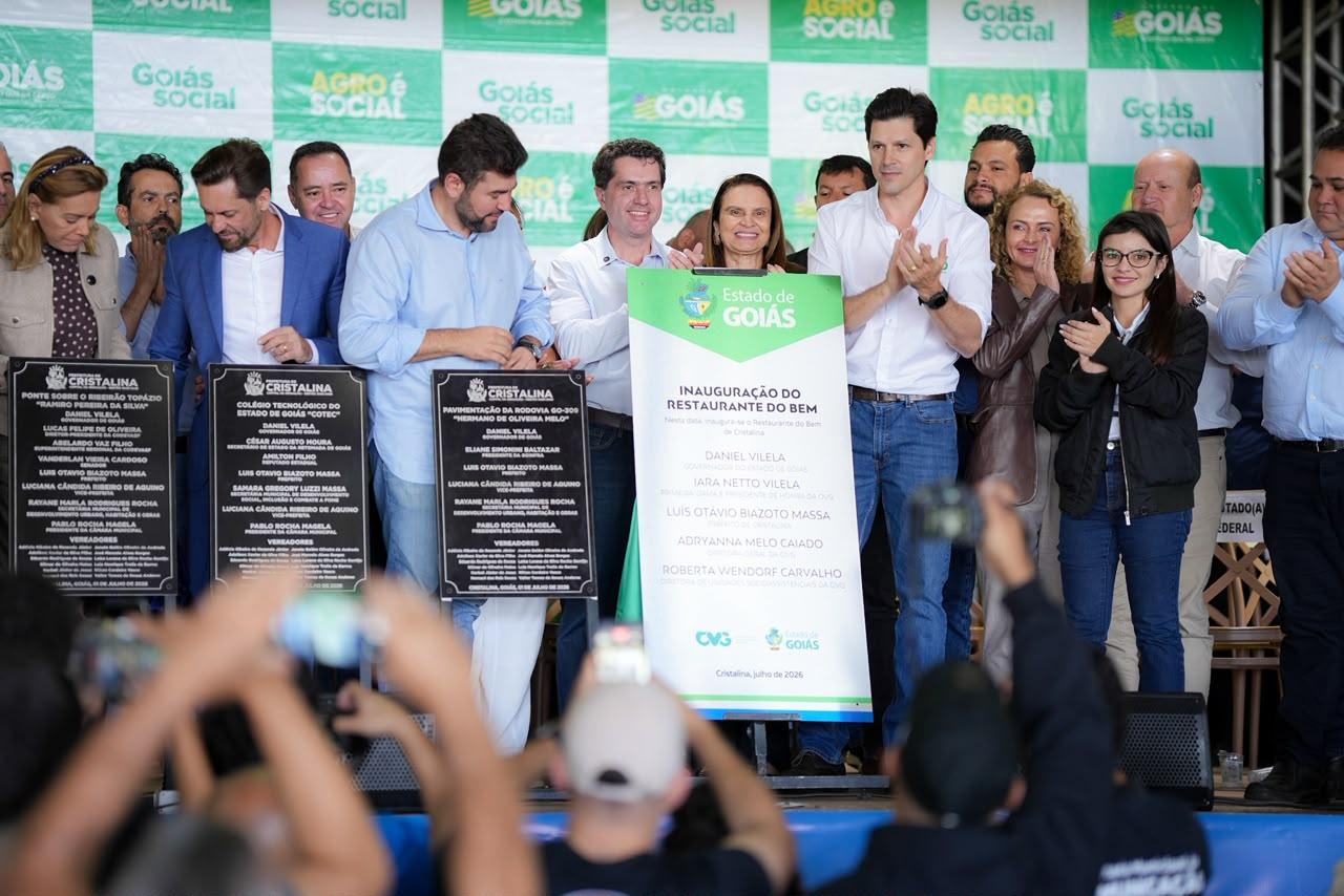 Daniel Vilela inaugura batalhão de polícia, entrega rodovia e amplia ações sociais em Cristalina