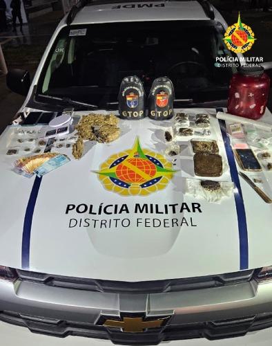 Seis são presos durante operação contra o tráfico em Ceilândia