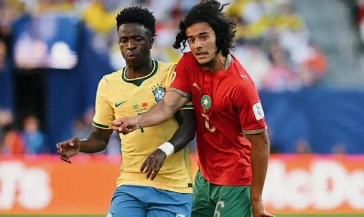 Brasil faz péssimo primeiro tempo e arranca empate com o Marrocos graças a brilho de Vini Jr