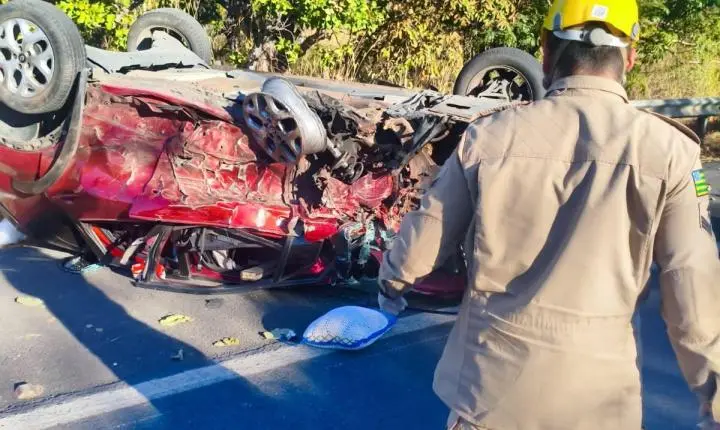 Acidente na BR 020 deixa cinco feridos e um morto neste domingo 