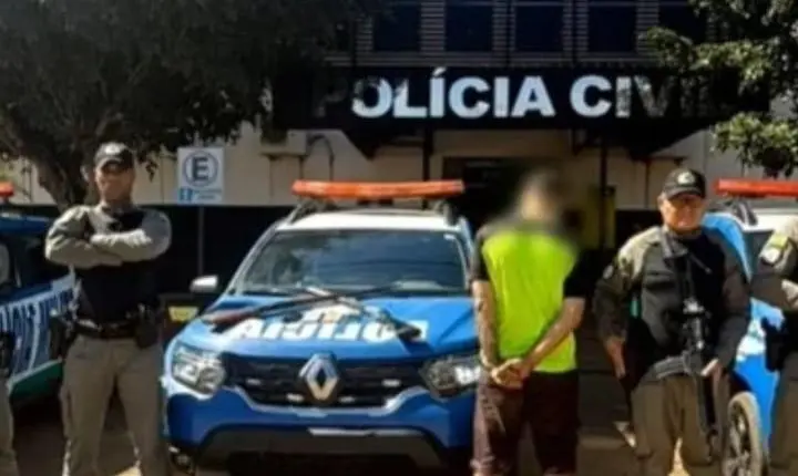 Acusado de balear jovem em festa por ciúmes da filha, é preso em Luziânia 