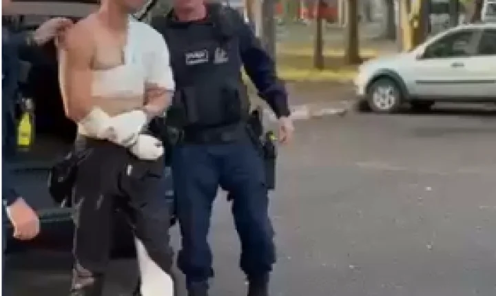   Acusado de jogar álcool e tentar incendiar ex companheira se queima é acaba preso 