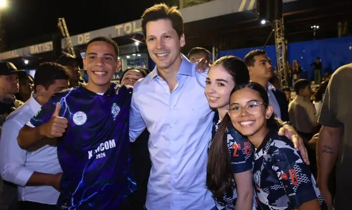 Daniel Vilela destaca importância do esporte na formação dos jovens na abertura de jogos internos de colégios militares