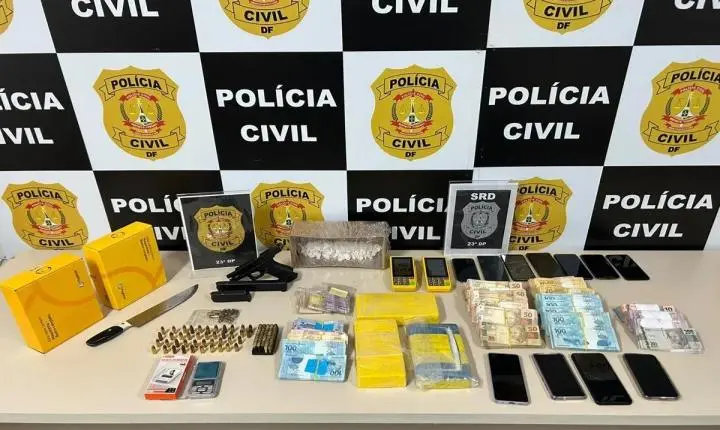 Distribuidora do tráfico vira alvo da polícia civil em Ceilândia 