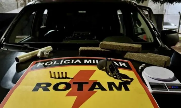 Durante cumprimento de mandados, foragido abre fogo contra Rotam e morre em confronto 