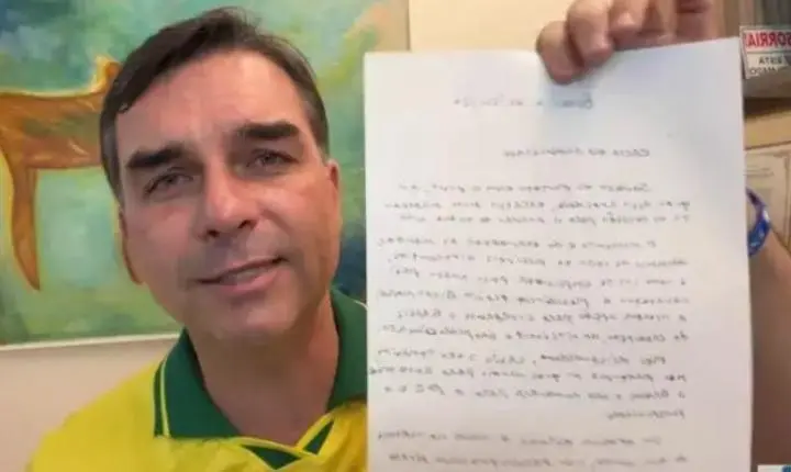 Em carta, Bolsonaro diz que Flávio é seu ‘porta-voz’