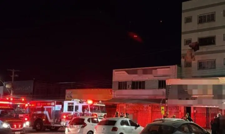 Explosão causada por vazamento de gás deixa dois feridos e leva à evacuação de prédio no Núcleo Bandeirante