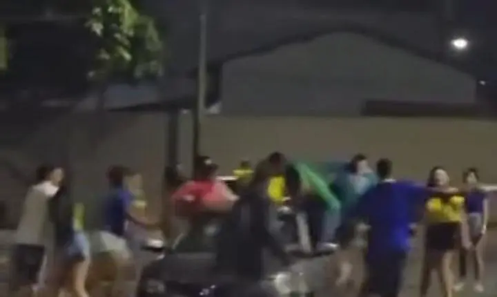 Final de jogo com eliminação do Brasil termina em pancadaria em Goiânia 