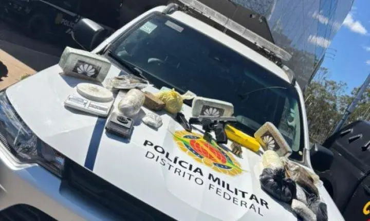 Homem é preso com arma e drogas em Sobradinho II