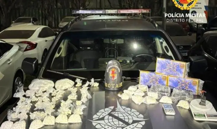 Homem é preso com quase 7 kg de cocaína durante operação da PM