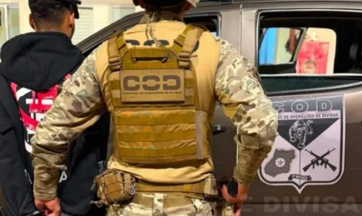 Homem que saiu de São Paulo para entregar Drogas no DF, é preso em Cristalina GO 