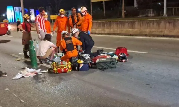 Motociclista morre após bater em mureta na BR-020
