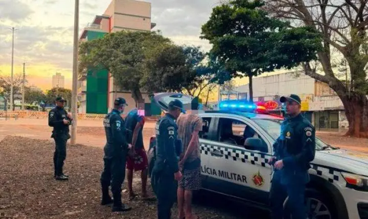 PM prende dois foragidos da Justiça durante patrulhamento na Ceilândia