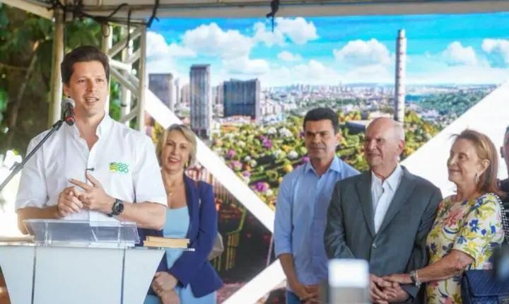 “Será novo cartão-postal”, diz Daniel Vilela no anúncio das obras do Parque Serrinha em Goiânia