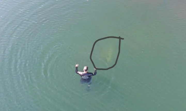 Com ajuda de Drone Mergulhadores CBMGO localizam e retira carro com vítima do fundo de barragem e Luziânia